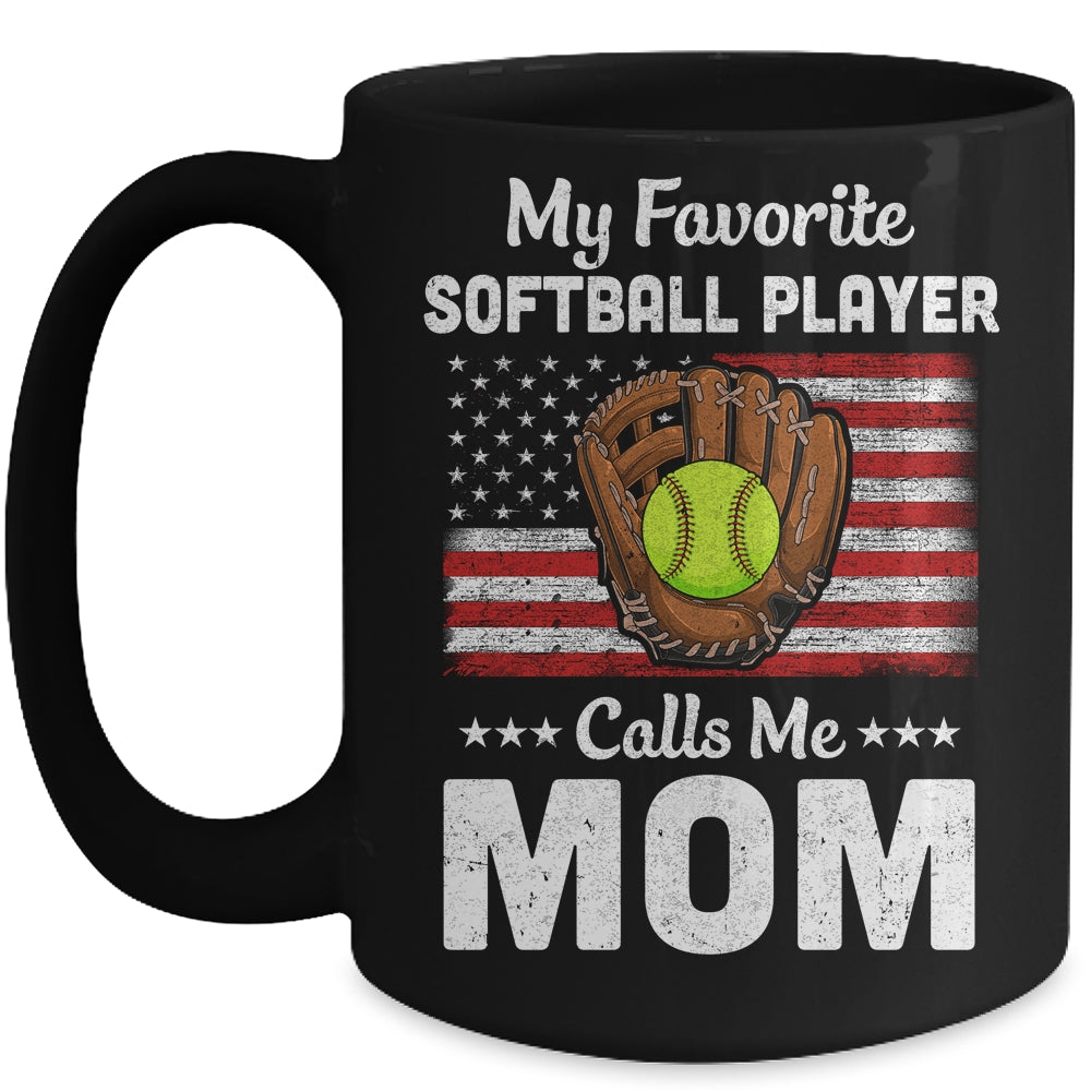 Softball Mom My Favorite Softball Player Calls Me Mom Mug | siriusteestore