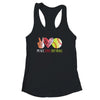 Softball Player Girls Peace Love Softball Women Shirt & Tank Top | siriusteestore