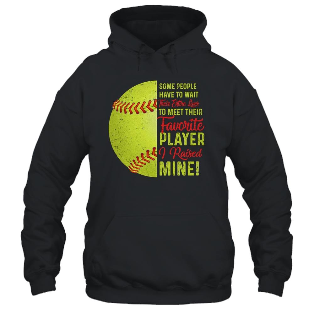 Some People Have To Wait Their Entire Lives Softball Player Shirt & Hoodie | Siriustee.com
