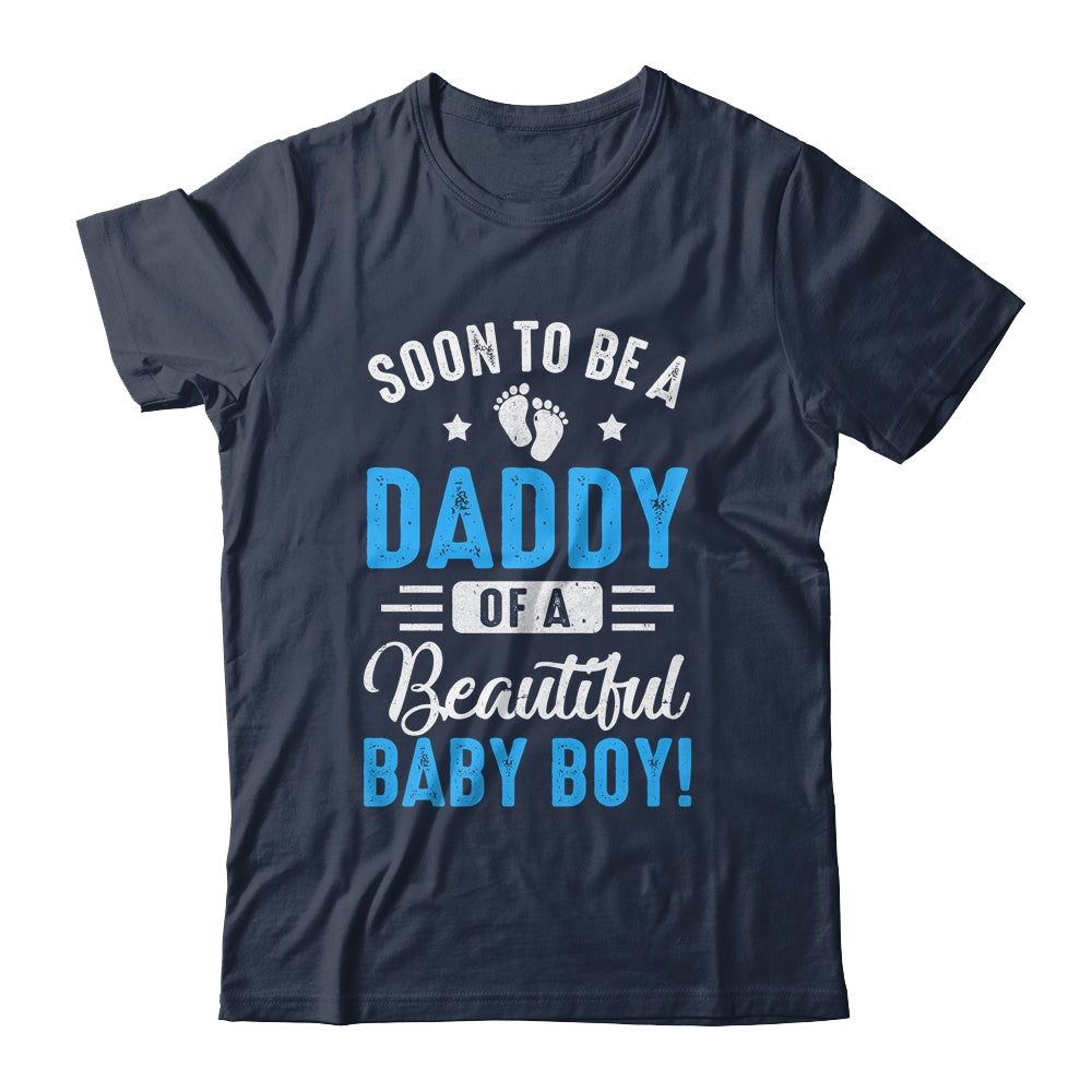 Soon To Be A Daddy Baby Boy Expecting Father Shirt & Hoodie | siriusteestore