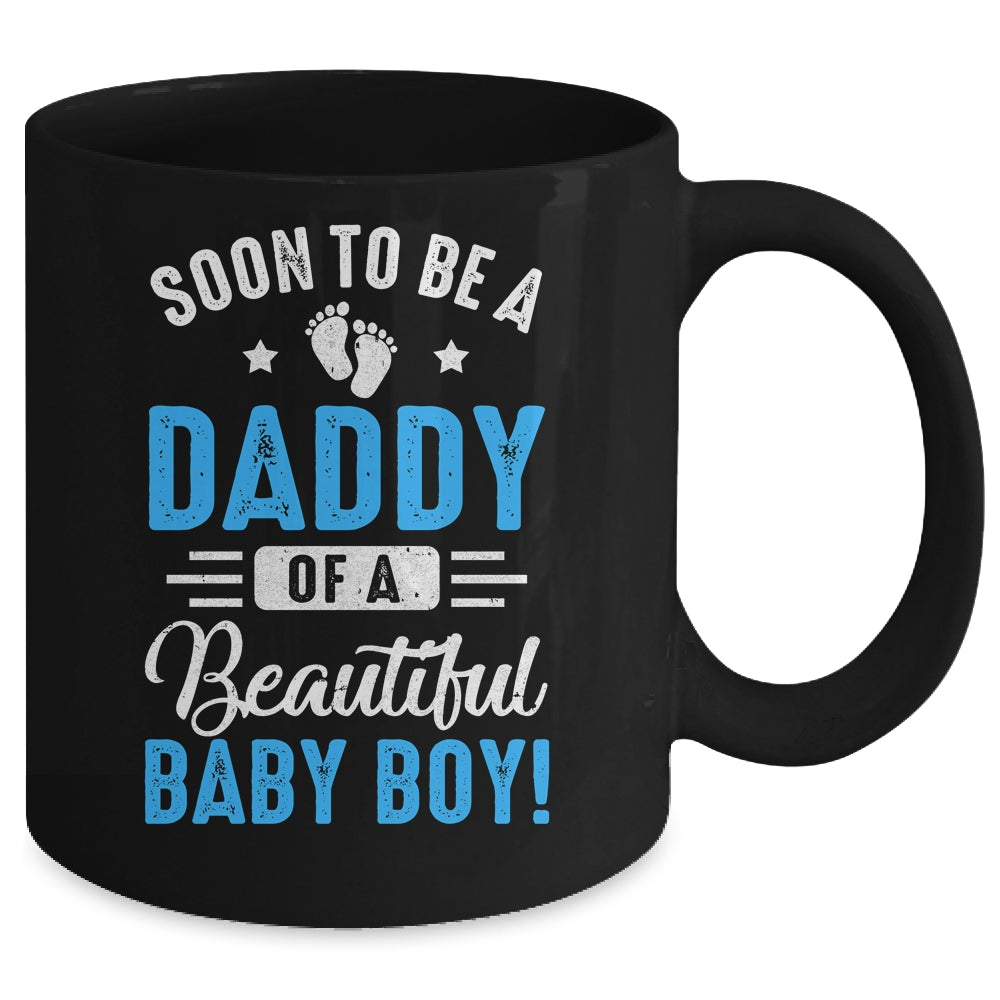 Soon To Be A Daddy Baby Boy Expecting Father Mug | siriusteestore
