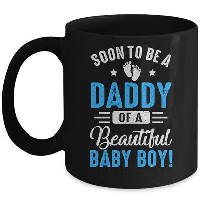 Soon To Be A Daddy Baby Boy Expecting Father Mug | siriusteestore