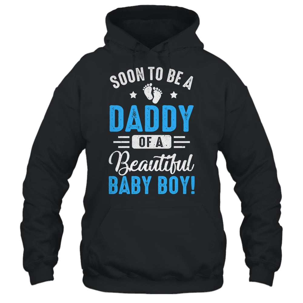 Soon To Be A Daddy Baby Boy Expecting Father Shirt & Hoodie | siriusteestore