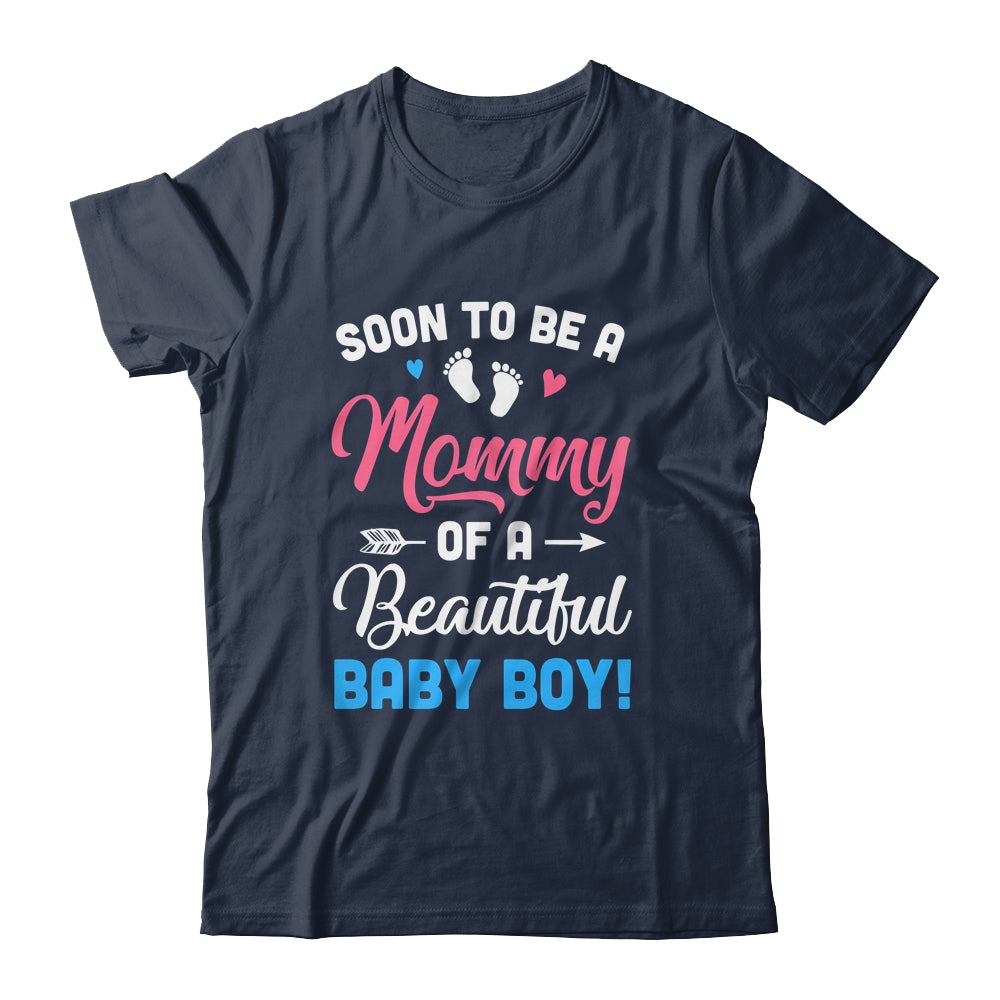 Soon To Be A Mommy Baby Boy Expecting Mother Shirt & Tank Top | siriusteestore