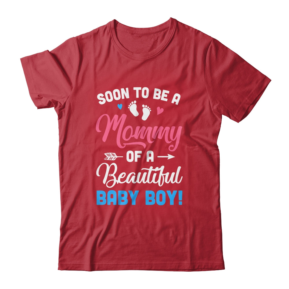 Soon To Be A Mommy Baby Boy Expecting Mother Shirt & Tank Top | siriusteestore