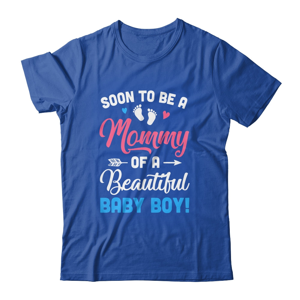 Soon To Be A Mommy Baby Boy Expecting Mother Shirt & Tank Top | siriusteestore