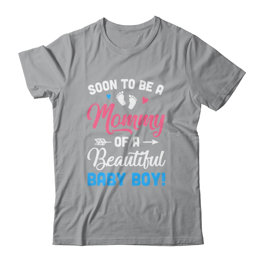 Soon To Be A Mommy Baby Boy Expecting Mother Shirt & Tank Top | siriusteestore