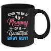 Soon To Be A Mommy Baby Boy Expecting Mother Mug | siriusteestore