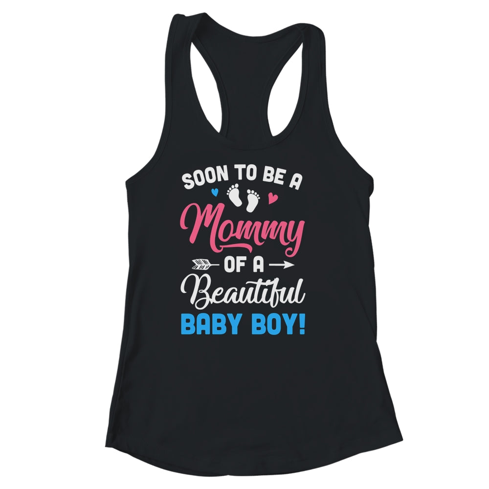 Soon To Be A Mommy Baby Boy Expecting Mother Shirt & Tank Top | siriusteestore