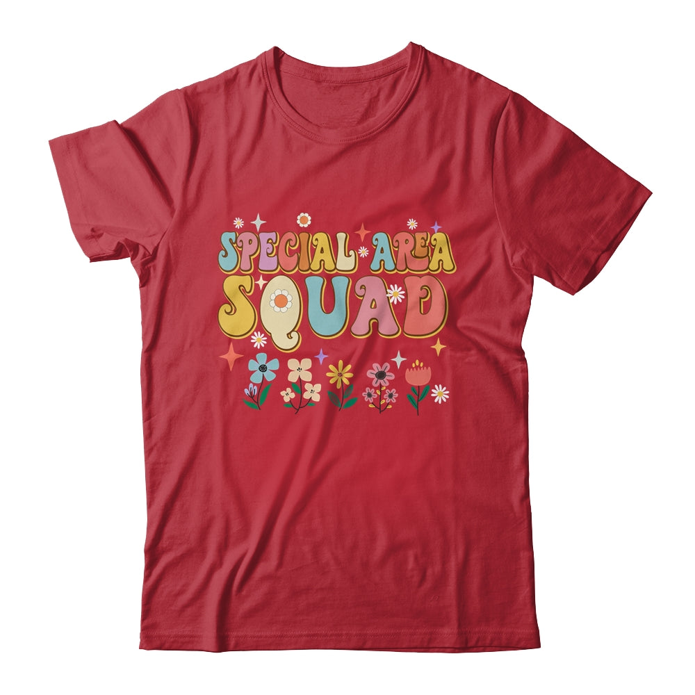 Special Area Squad Groovy Teacher Student Retro Shirt & Hoodie | siriusteestore