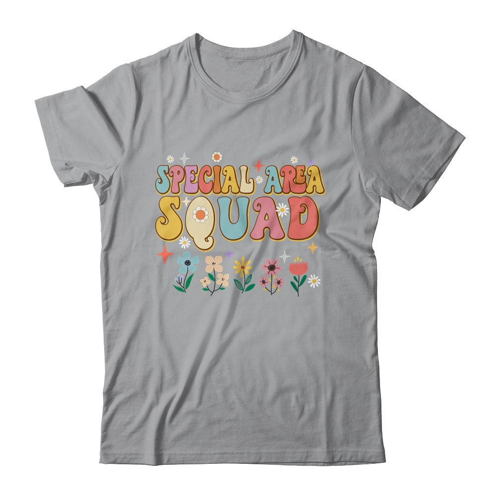 Special Area Squad Groovy Teacher Student Retro Shirt & Hoodie | siriusteestore