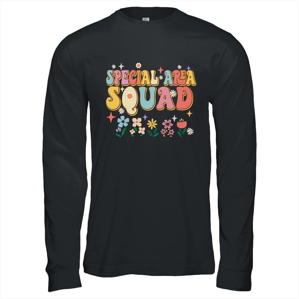 Special Area Squad Groovy Teacher Student Retro Shirt & Hoodie | siriusteestore
