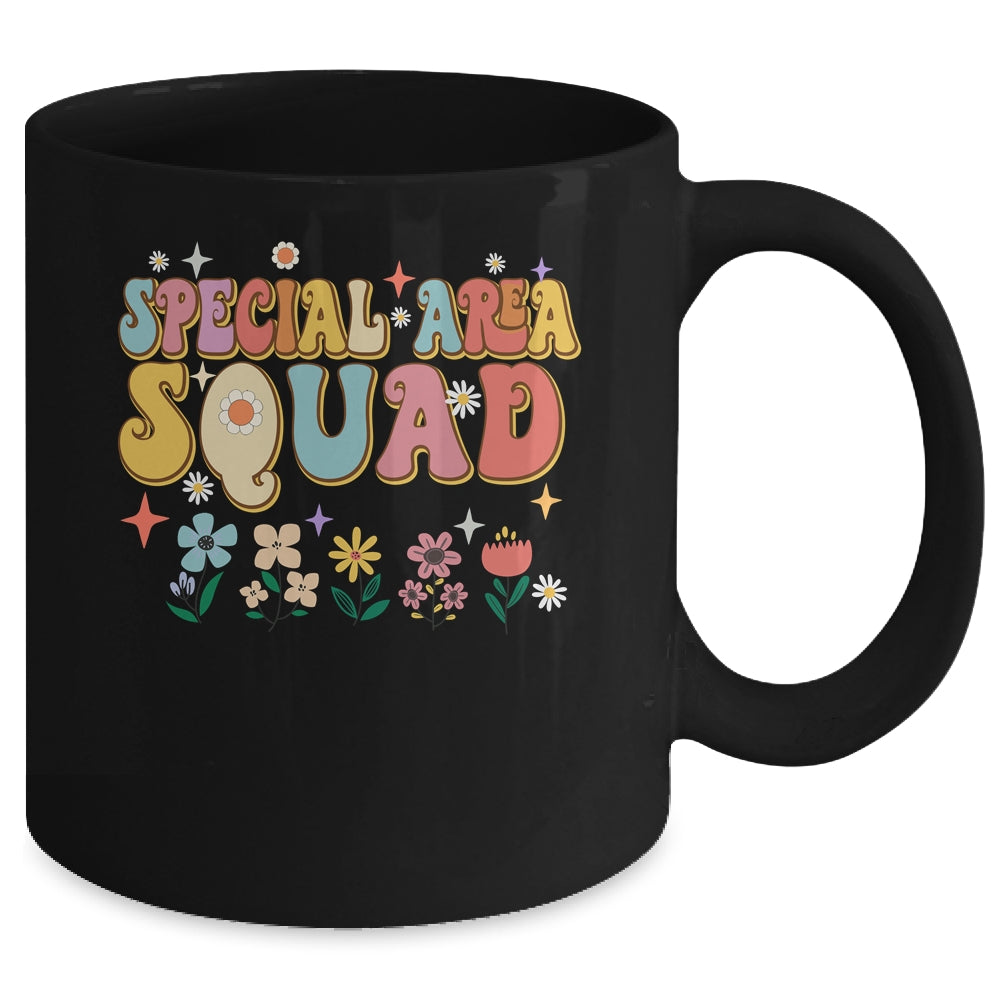 Special Area Squad Groovy Teacher Student Retro Mug | siriusteestore
