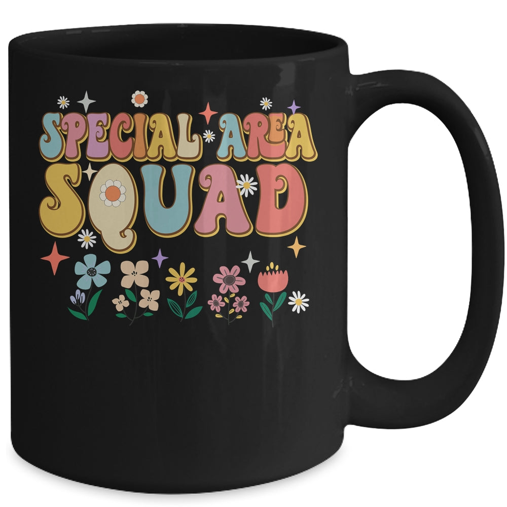 Special Area Squad Groovy Teacher Student Retro Mug | siriusteestore