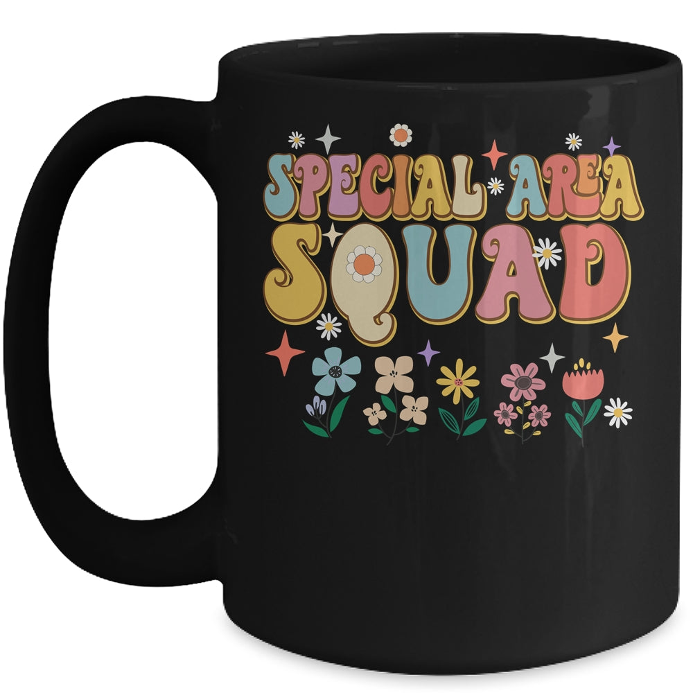 Special Area Squad Groovy Teacher Student Retro Mug | siriusteestore
