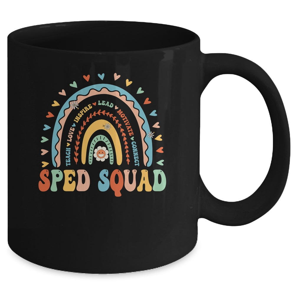 Special Education Crew Sped Squad Groovy Special Ed Teacher Mug | siriusteestore