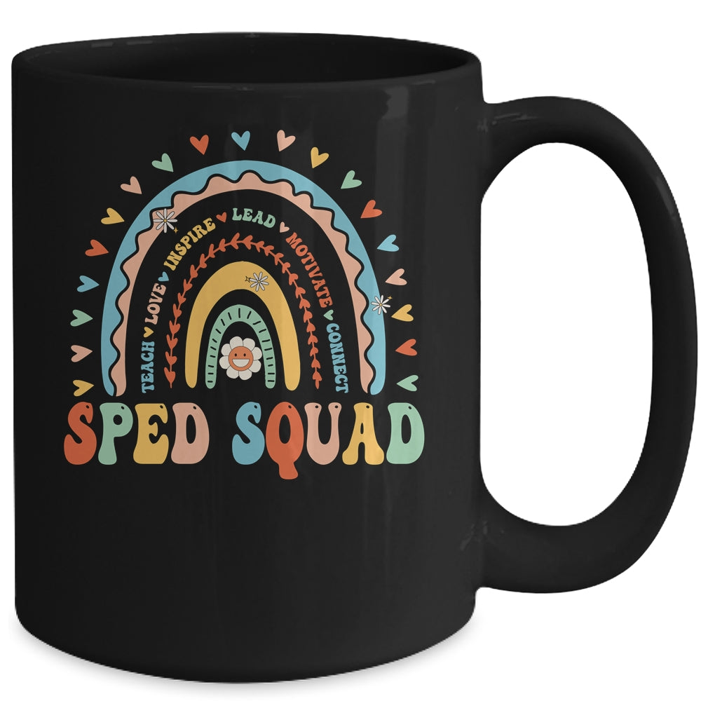 Special Education Crew Sped Squad Groovy Special Ed Teacher Mug | siriusteestore