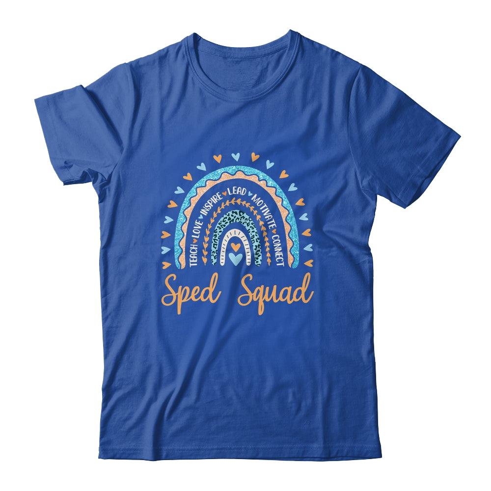 Special Education Crew Sped Squad Rainbow Special Ed Teacher Shirt & Hoodie | siriusteestore