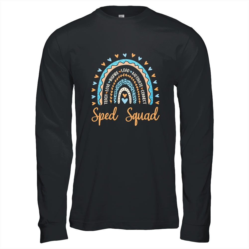 Special Education Crew Sped Squad Rainbow Special Ed Teacher Shirt & Hoodie | siriusteestore