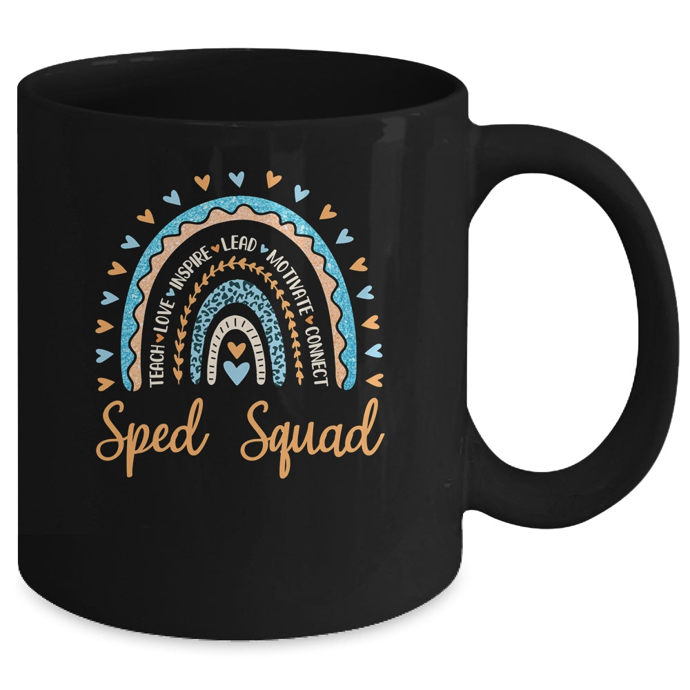 Special Education Crew Sped Squad Rainbow Special Ed Teacher Mug | siriusteestore