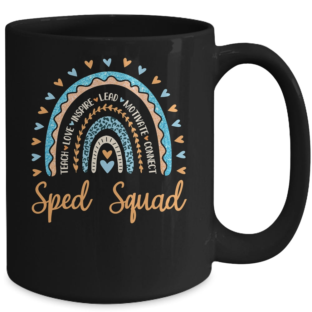 Special Education Crew Sped Squad Rainbow Special Ed Teacher Mug | siriusteestore