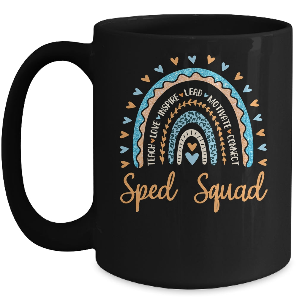 Special Education Crew Sped Squad Rainbow Special Ed Teacher Mug | siriusteestore