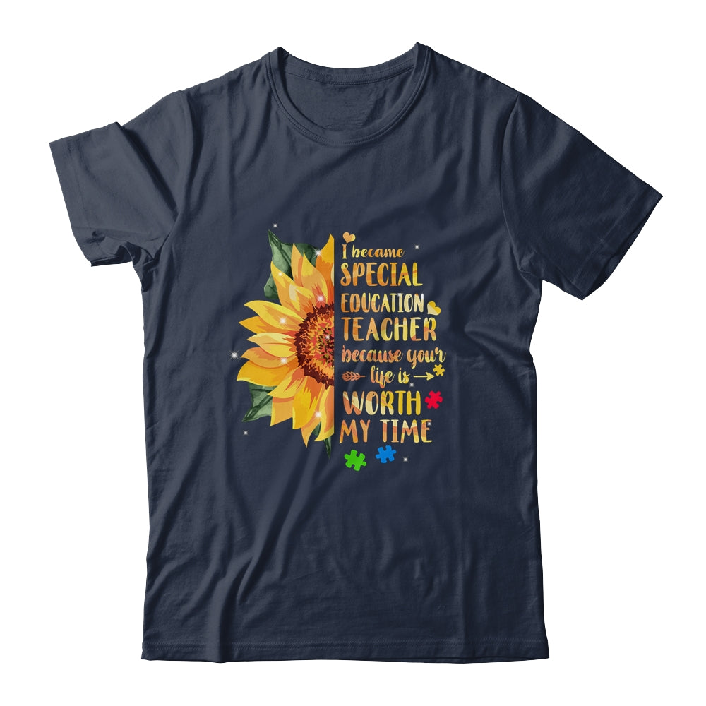 Special Education Teacher Sunflower Autism Awareness Shirt & Hoodie | siriusteestore