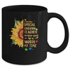Special Education Teacher Sunflower Autism Awareness Mug | siriusteestore