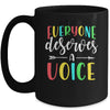 Speech Language Pathologist Everyone Deserves A Voice Mug | siriusteestore