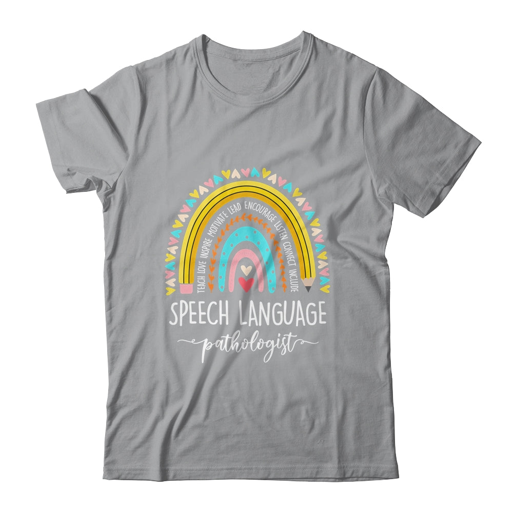 Speech Language Pathologist Rainbow Speech Therapy SLP Shirt & Hoodie | siriusteestore