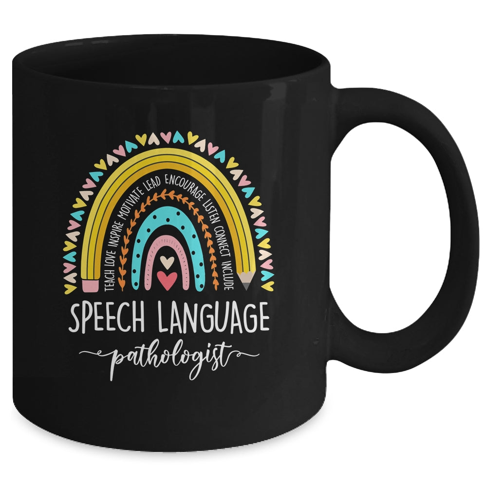 Speech Language Pathologist Rainbow Speech Therapy SLP Mug | siriusteestore