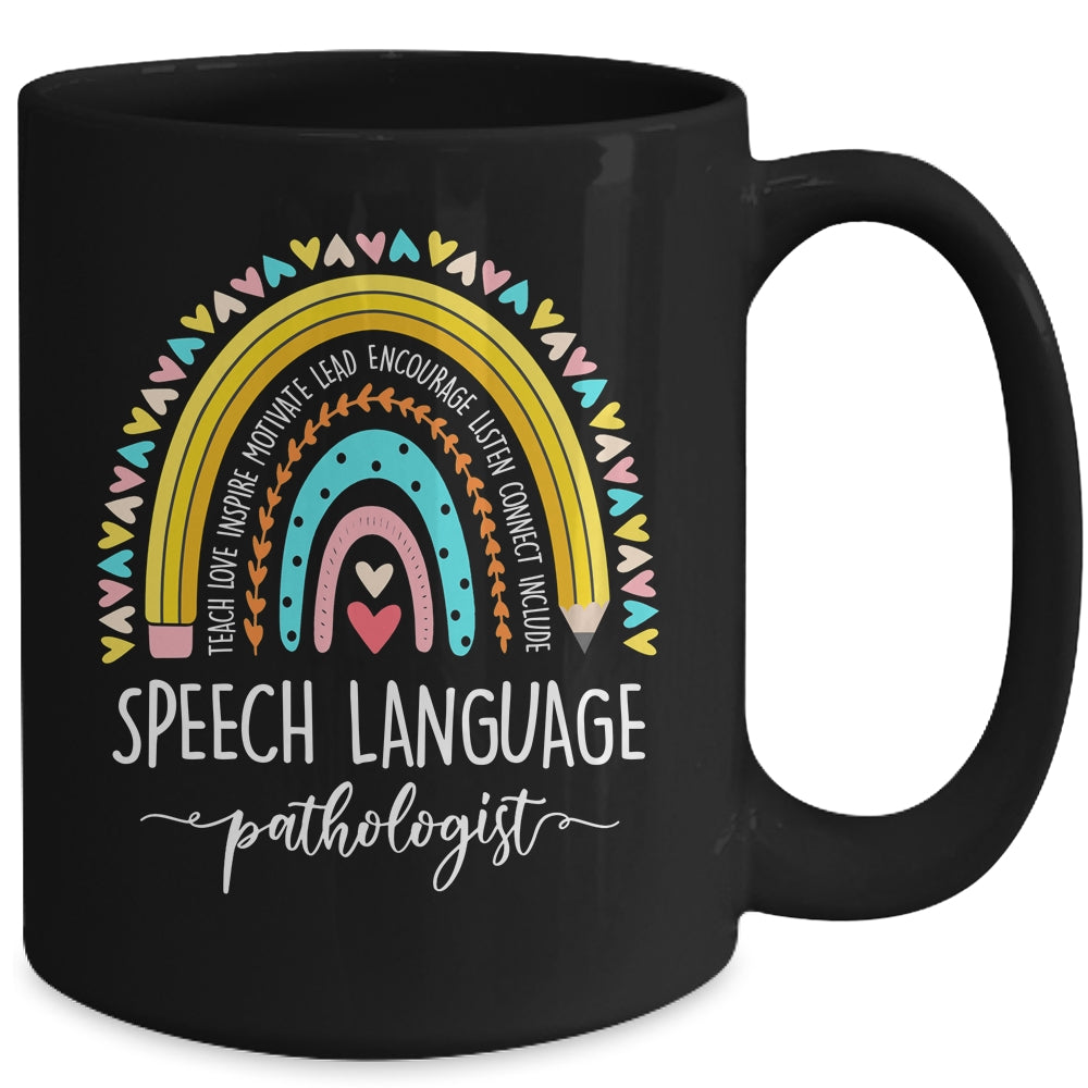 Speech Language Pathologist Rainbow Speech Therapy SLP Mug | siriusteestore