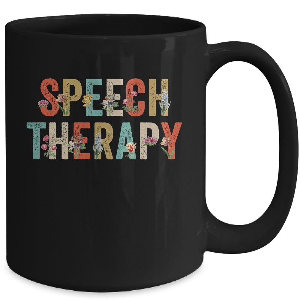 Speech Language Pathologist Speech Therapy Teacher Retro Mug | siriusteestore