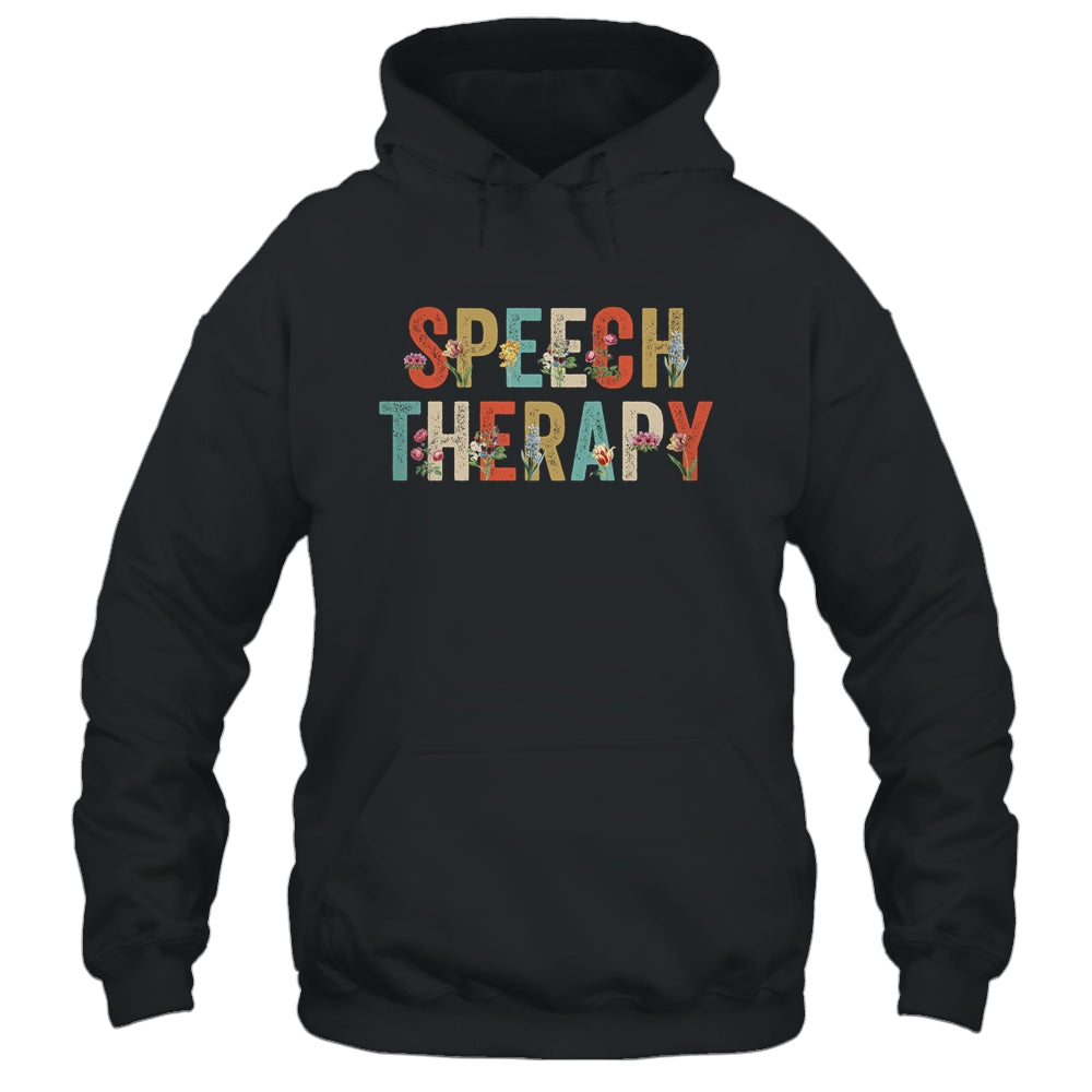 Speech Language Pathologist Speech Therapy Teacher Retro Shirt & Hoodie | siriusteestore