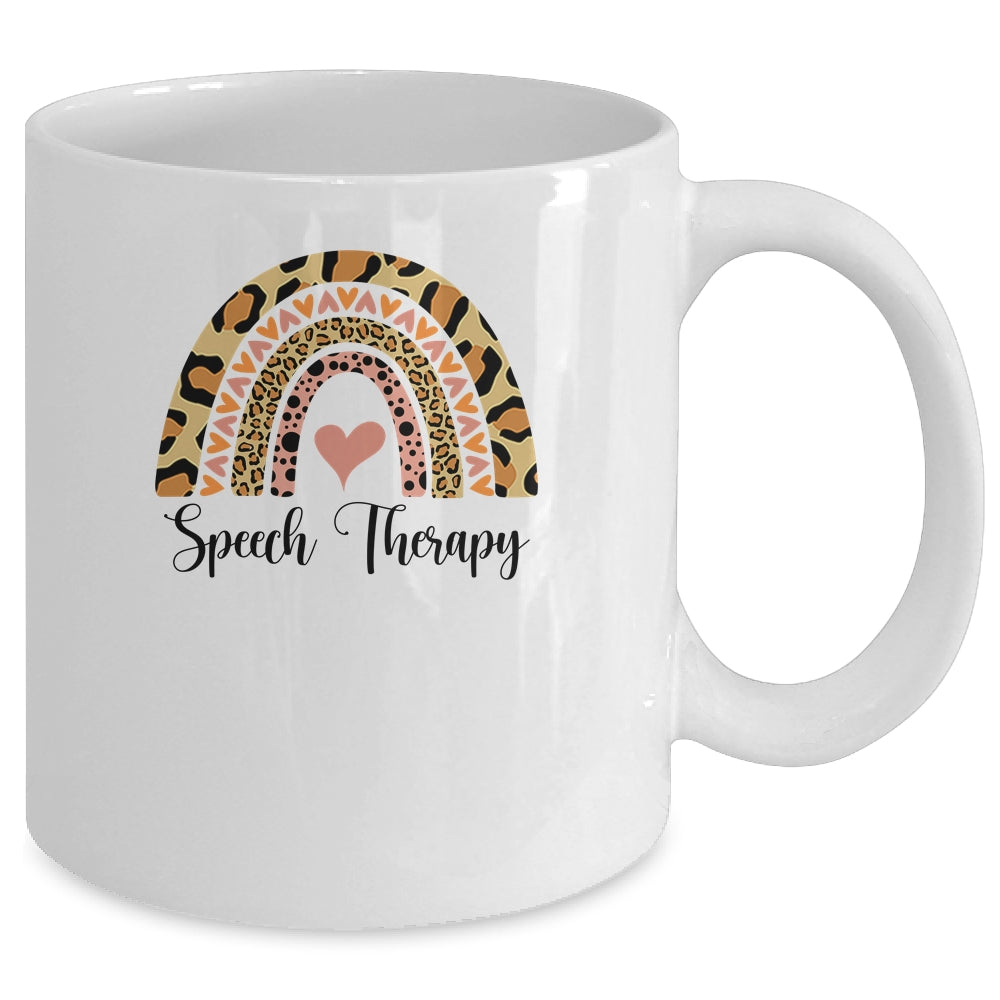 Speech Therapy Rainbow Speech Language Pathologist SLP Mug | siriusteestore
