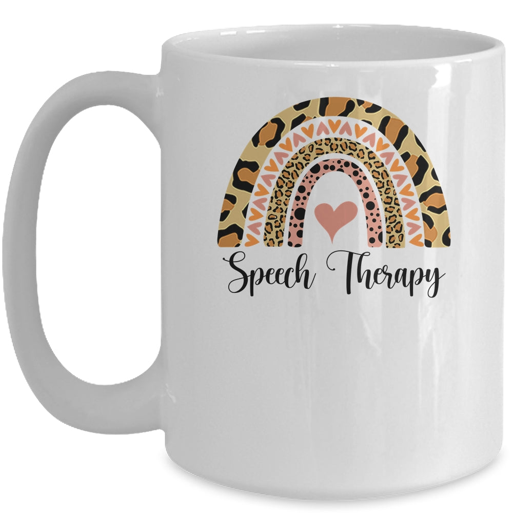 Speech Therapy Rainbow Speech Language Pathologist SLP Mug | siriusteestore