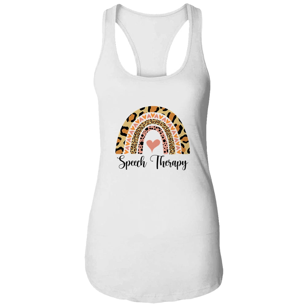 Speech Therapy Rainbow Speech Language Pathologist SLP Shirt & Tank Top | siriusteestore