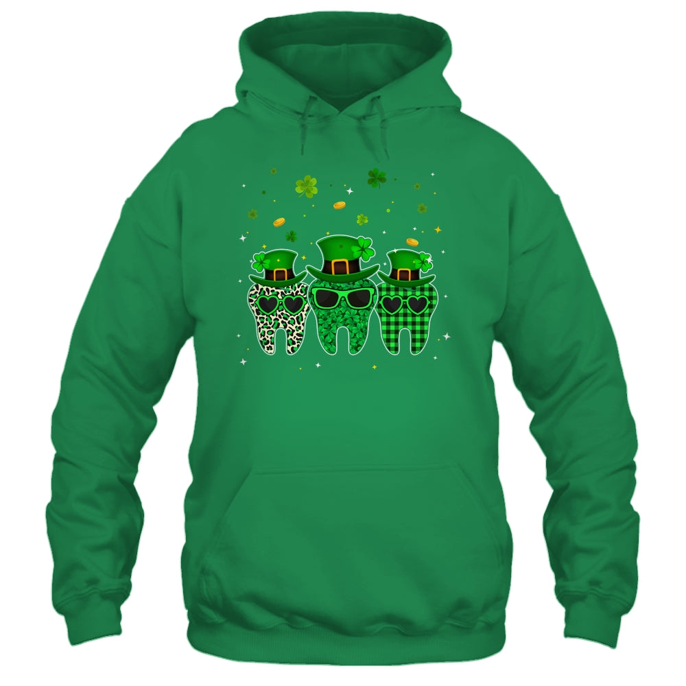 St Patrick's Day Cute Plaid Tooth Dental Assistant Shirt & Hoodie | siriusteestore