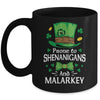 St Patricks Day Funny Shenanigans And Melarkey Irish Mug | siriusteestore