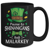 St Patricks Day Funny Shenanigans And Melarkey Irish Mug | siriusteestore