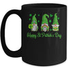 St Patricks Day Gnomes Holing Shamrock Horseshoe Irish Gnome Mug | siriusteestore