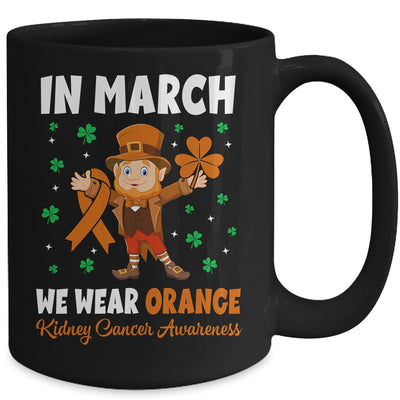 St Patricks Day We Wear Orange For Kidney Cancer Awareness Mug | siriusteestore