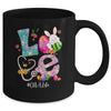 Stethoscope Scrub CNA Nurse Life Bunny Easter Day Mug | siriusteestore