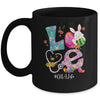 Stethoscope Scrub CNA Nurse Life Bunny Easter Day Mug | siriusteestore