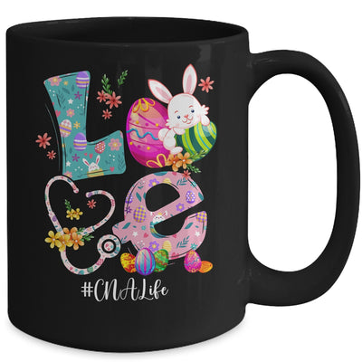 Stethoscope Scrub CNA Nurse Life Bunny Easter Day Mug | siriusteestore