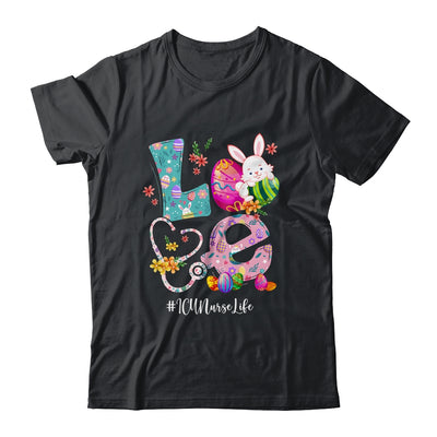 Stethoscope Scrub Love Nurse Life Bunny Easter Day Shirt & Hoodie | siriusteestore