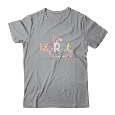 Stethoscope Scrub Nurse Life Easter Day Cute Bunny With Eggs Shirt & Tank Top | siriusteestore