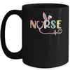 Stethoscope Scrub Nurse Life Easter Day Cute Bunny With Eggs Mug | siriusteestore