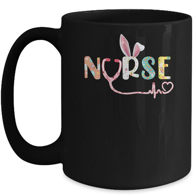 Stethoscope Scrub Nurse Life Easter Day Cute Bunny With Eggs Mug | siriusteestore