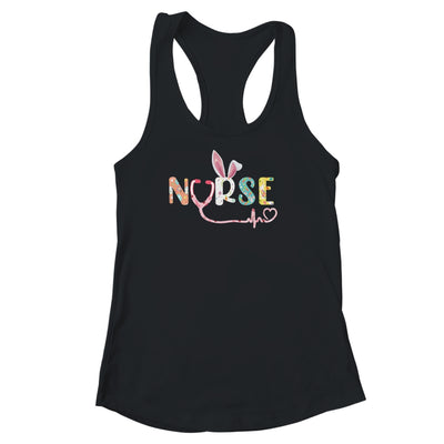 Stethoscope Scrub Nurse Life Easter Day Cute Bunny With Eggs Shirt & Tank Top | siriusteestore